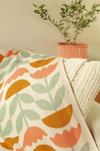 Bloom Throw (Coral)