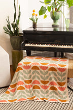 Bloom Throw (Coral)