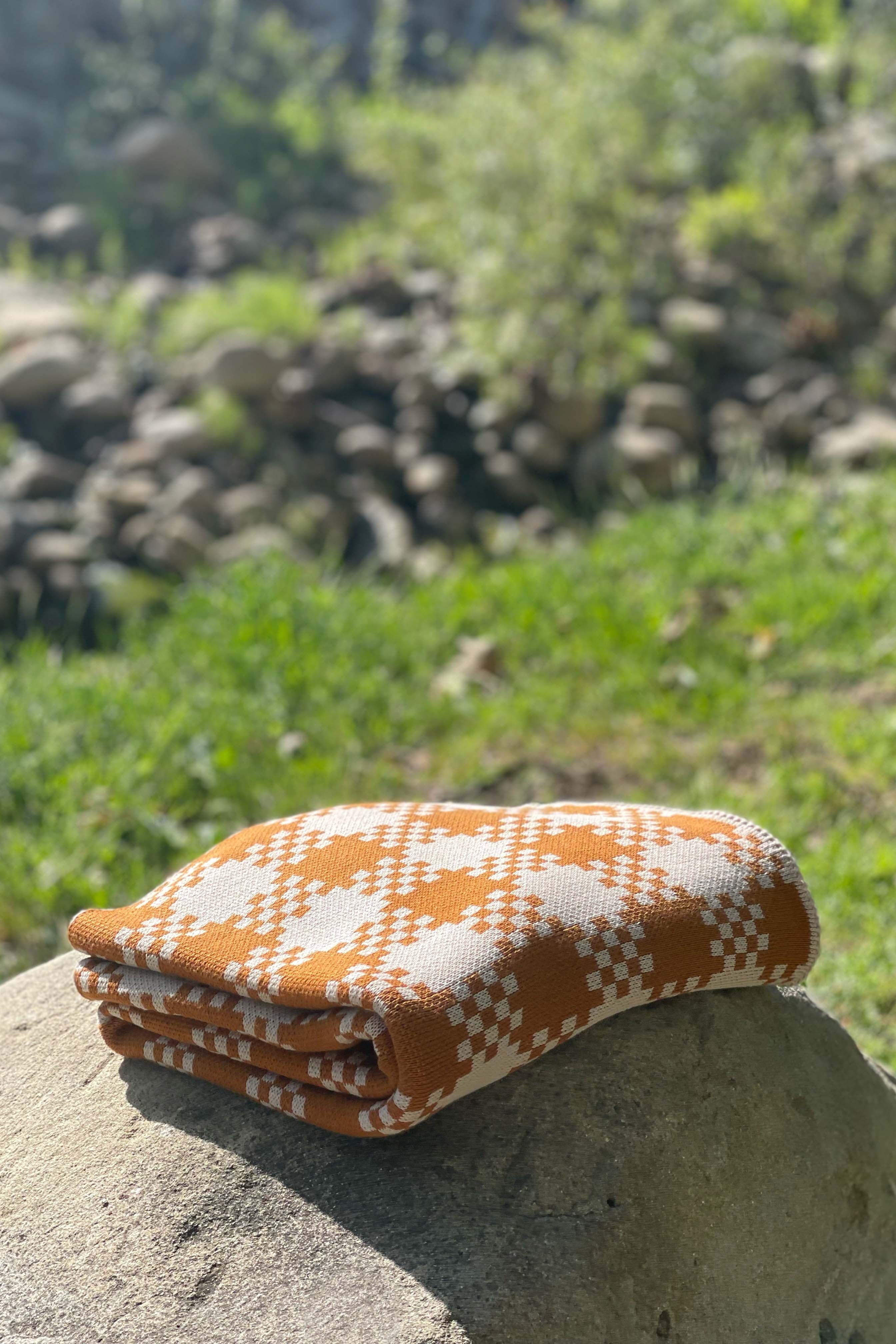Checked Out Throw
