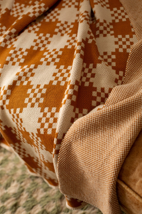 Checked Out Throw
