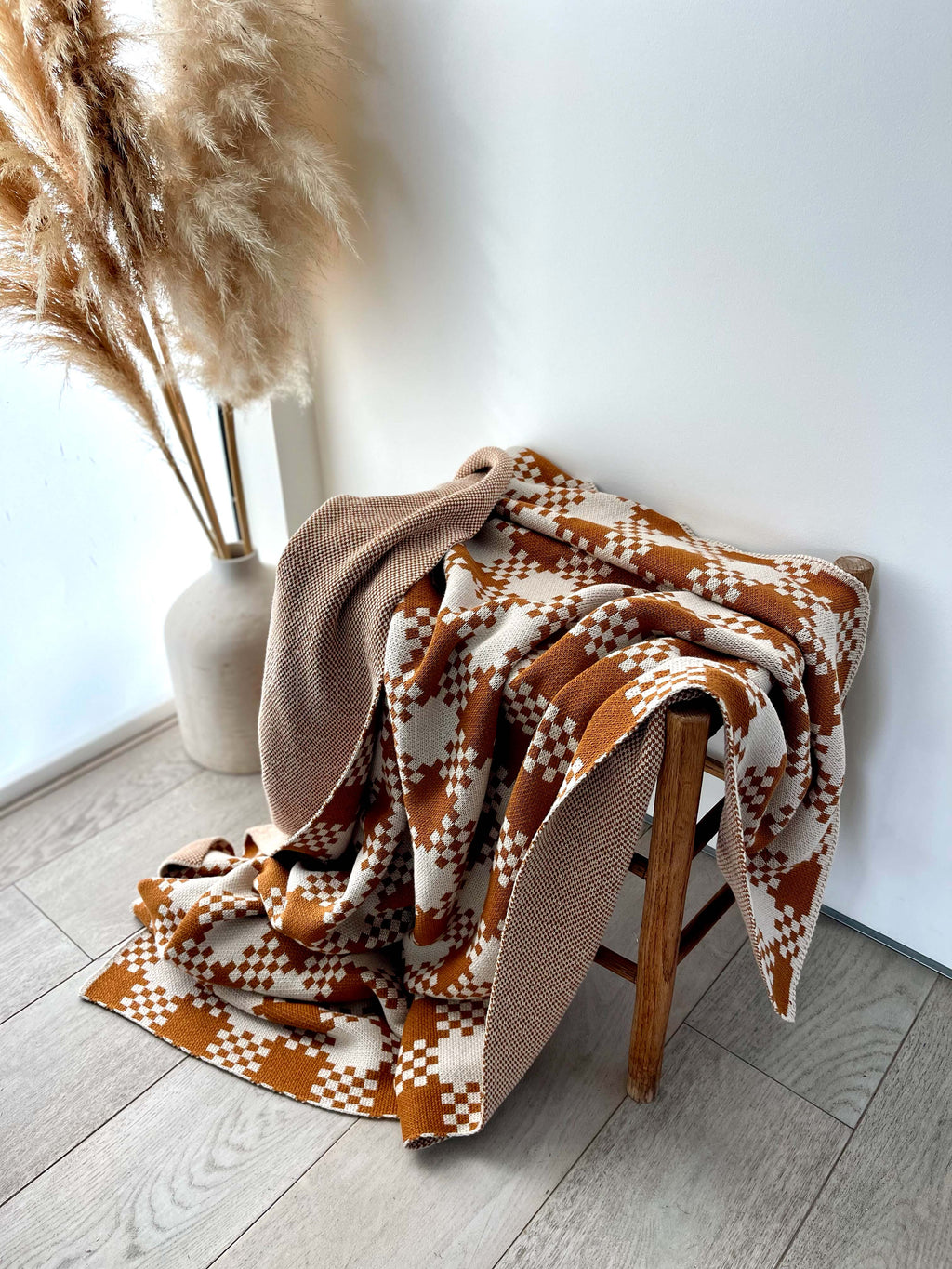 Checked Out Throw