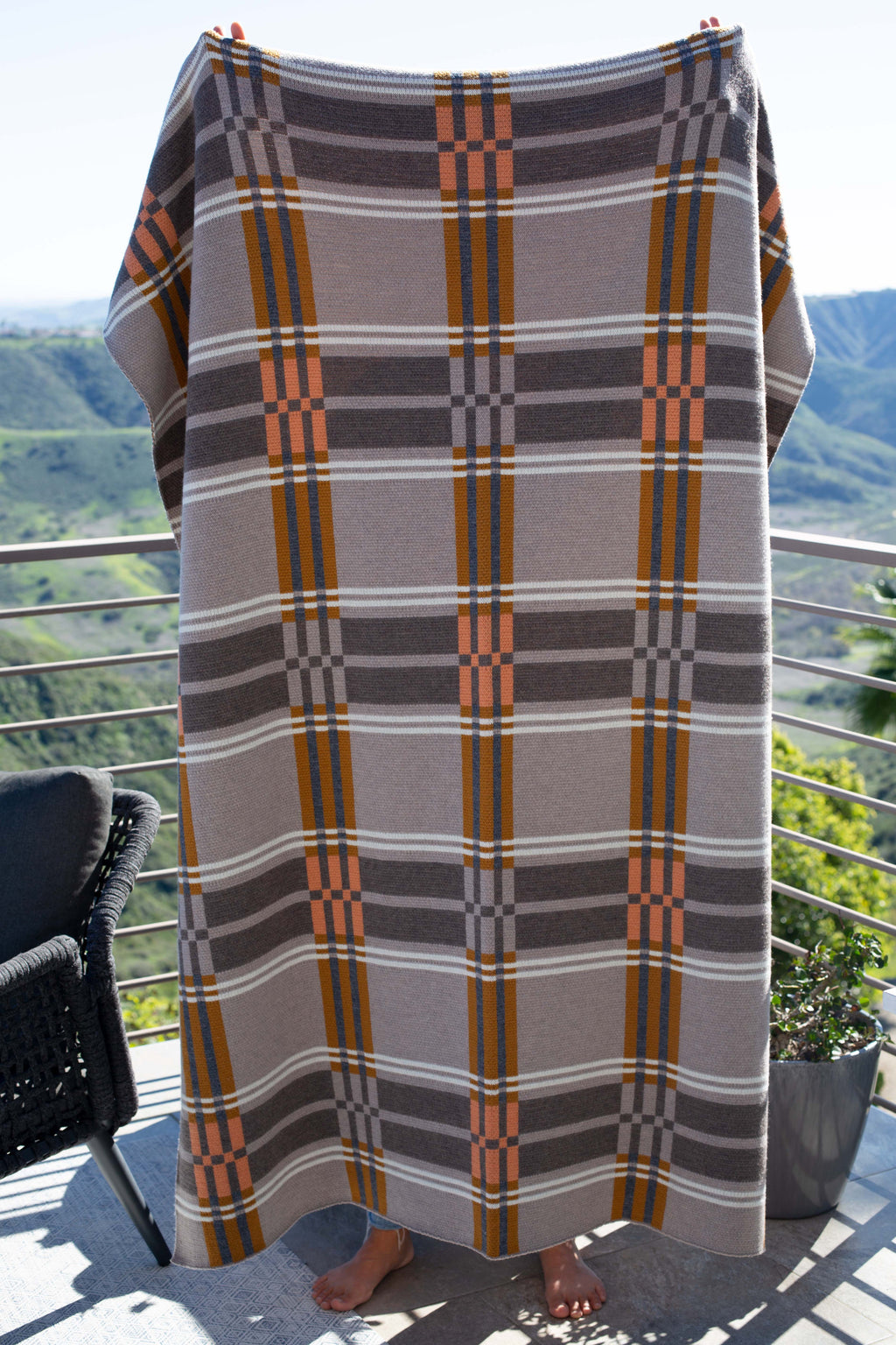 Terra Plaid Throw (Merino Wool)