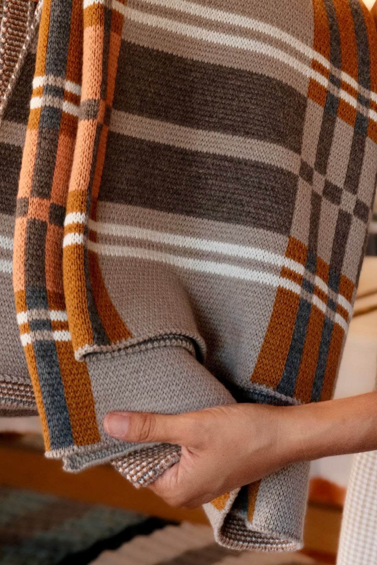 Terra Plaid Throw (Merino Wool)