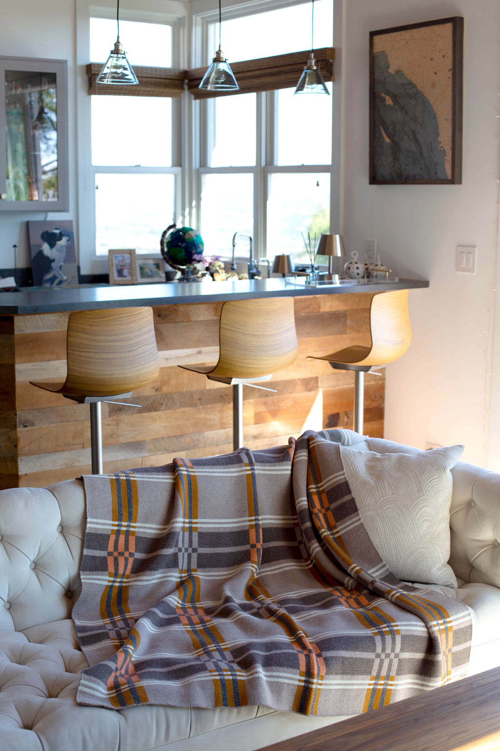 Terra Plaid Throw (Merino Wool)